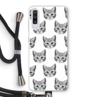 Kitten: Samsung Galaxy A70 Transparant Hoesje met koord Kitten: Samsung Galaxy A70 Transparant Hoesje met koord