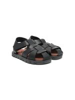 Pèpè closed-toe vegetal leather sandals - Noir