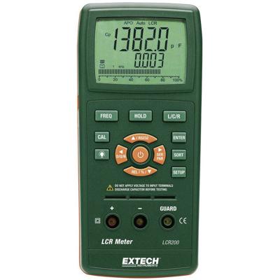 Extech LCR200 LCR-meter Digitaal CAT I Weergave (counts): 20000