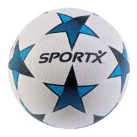 SportX voetbal rubber blue star 360-380gr SportX voetbal rubber blue star 360-380gr