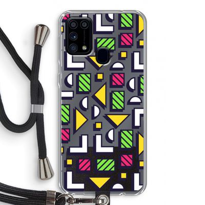 8-bit N°4: Samsung Galaxy M31 Transparant Hoesje met koord