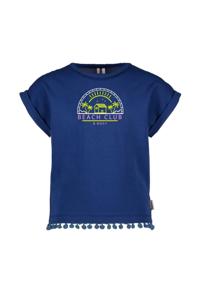 B.Nosy Meisjes t-shirt - Floor - Lake blauw