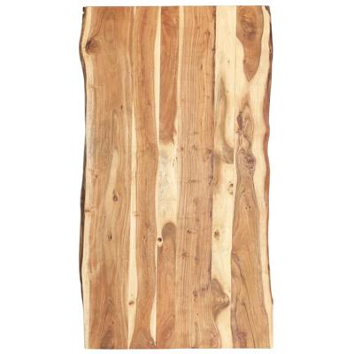 Tafelblad 118x(50-60)x3,8 cm massief acaciahout