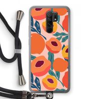 Perzik: Xiaomi Redmi 9 Transparant Hoesje met koord