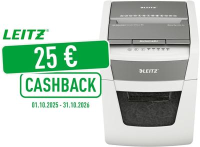 Leitz IQ Auto+ Small Office 50X Papiervernietiger P4