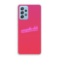 Vice Glow: Samsung Galaxy A73 Transparant Hoesje