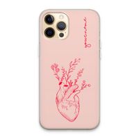 Blooming Heart: iPhone 13 Pro Max Transparant Hoesje