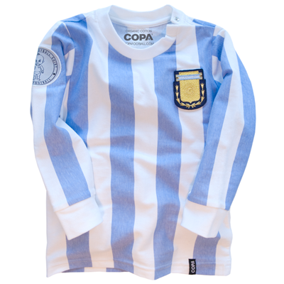 COPA Football - Argentinie 'My First Football Shirt' Baby - Wit/ Blauw