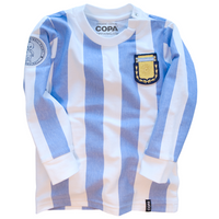 COPA Football - Argentinie 'My First Football Shirt' Baby - Wit/ Blauw - thumbnail