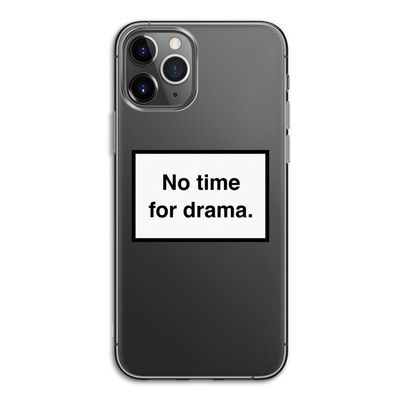 No drama: iPhone 11 Pro Transparant Hoesje