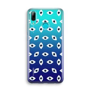 Eyes pattern: Huawei P Smart (2019) Transparant Hoesje