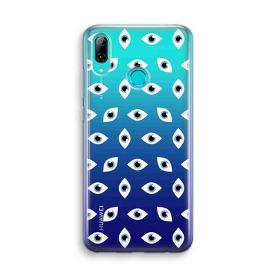 Eyes pattern: Huawei P Smart (2019) Transparant Hoesje