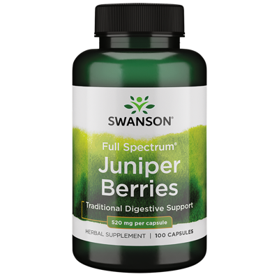 Juniper Berries 520mg | Swanson | 100ct