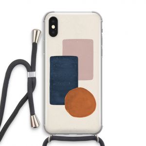 Geo #3: iPhone X Transparant Hoesje met koord
