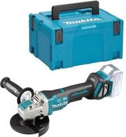 Makita dga519zj 125mm accu haakse slijper x-lock 18v zonder accu's en lader - dga519zj