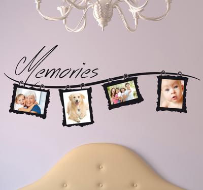 sticker fotokaders memories decoratie