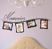 sticker fotokaders memories decoratie