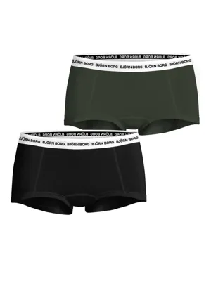 Björn Borg 2-Pack Dames boxershorts - Core Minishort - Katoenen dames onderbroeken