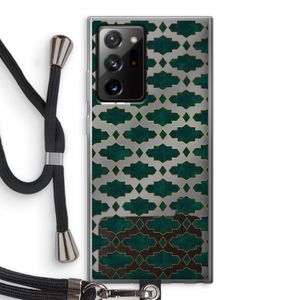 Moroccan tiles: Samsung Galaxy Note 20 Ultra / Note 20 Ultra 5G Transparant Hoesje met koord
