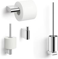 ZACK Atore toilet accessoiresset 4-in-1 glans RVS - thumbnail