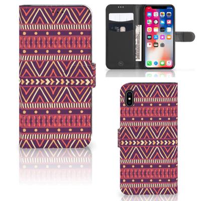 Apple iPhone Xs Max | Telefoon Hoesje | Aztec Paars