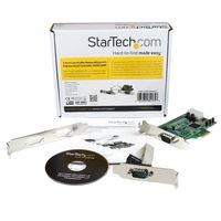 StarTech.com 2-poort Low Profile Native RS232 PCI Express Seriële Kaart met 16550 UART - thumbnail