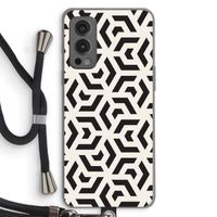Crazy pattern: OnePlus Nord 2 5G Transparant Hoesje met koord