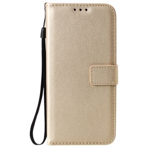 Samsung Galaxy A51 hoesje - Bookcase - Pasjeshouder - Portemonnee - Camerabescherming - Kunstleer - Goud