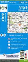 Wandelkaart - Topografische kaart 1318SB Vitré - Châteaubourg | IGN - Institut Géographique National - thumbnail