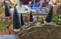 Hervormbare sheet Camouflage 60x50 cm kerst - My village