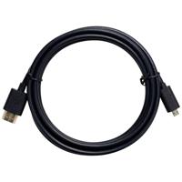 Obsbot 230373 HDMI-kabel HDMI Aansluitkabel HDMI-micro-D-stekker, HDMI-A-stekker 1.50 m Zwart 4K UHD - thumbnail