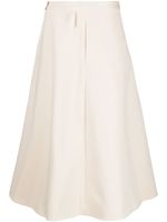 Moncler cotton midi skirt - Tons neutres