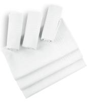 12 stuks Heren Zakdoek wit - Dikke kwaliteit - Dikke katoenen zakdoek