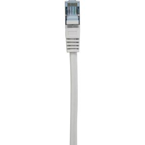 Renkforce RF-5043948 RJ45 Netwerkkabel, patchkabel CAT 6A S/FTP 10.00 m Grijs Vlambestendig 1 stuk(s)