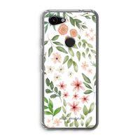 Botanical sweet flower heaven: Google Pixel 3a Transparant Hoesje Botanical sweet flower heaven: Google Pixel 3a Transparant Hoesje
