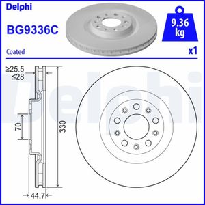 Remschijf BG9336C