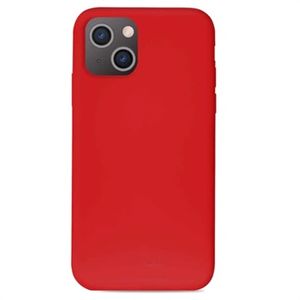 Puro Icon iPhone 13 siliconen hoesje - rood