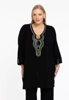 Yoek Kaftan | Zwart | Maat 54/56