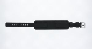 Horlogeband Fossil JR9514 Onderliggend Leder Zwart 12mm