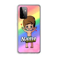 Chibi Maker man: Samsung Galaxy A72 Transparant Hoesje
