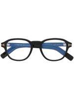 TOM FORD Eyewear lunettes de vue à monture ronde - Noir