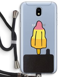 Raketijsje: Samsung Galaxy J5 (2017) Transparant Hoesje met koord