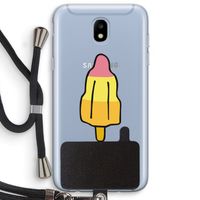 Raketijsje: Samsung Galaxy J5 (2017) Transparant Hoesje met koord