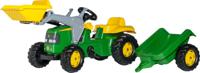 Rolly toys Traptractor RollyKid John Deere junior groen - thumbnail