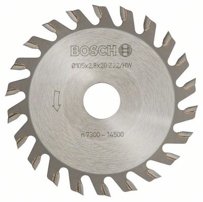 Bosch Accessoires Schijffrees 22, 20 mm, 2,8 mm 1st - 3608641002