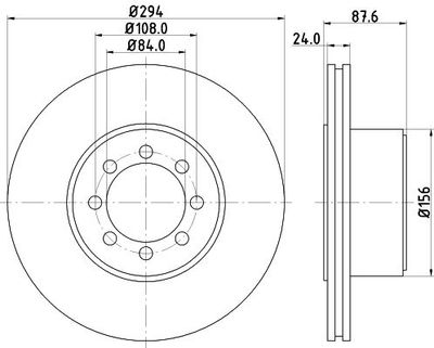 Remschijf 8DD355117481