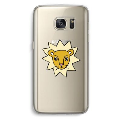 Kleine leeuw: Samsung Galaxy S7 Transparant Hoesje