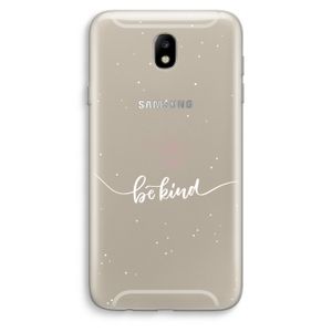Be(e) kind: Samsung Galaxy J7 (2017) Transparant Hoesje