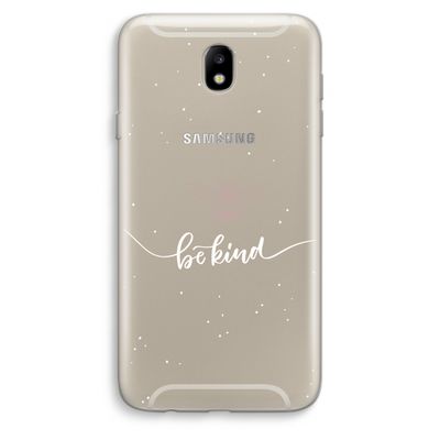 Be(e) kind: Samsung Galaxy J7 (2017) Transparant Hoesje