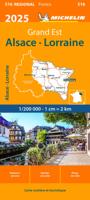 Wegenkaart - landkaart 516 Elzas - Lotharingen, Alsace / Lorraine Grand Est 2025 | Michelin Wegenkaart - landkaart 516 Elzas - Lotharingen, Alsace / Lorraine Grand Est 2025 | Michelin